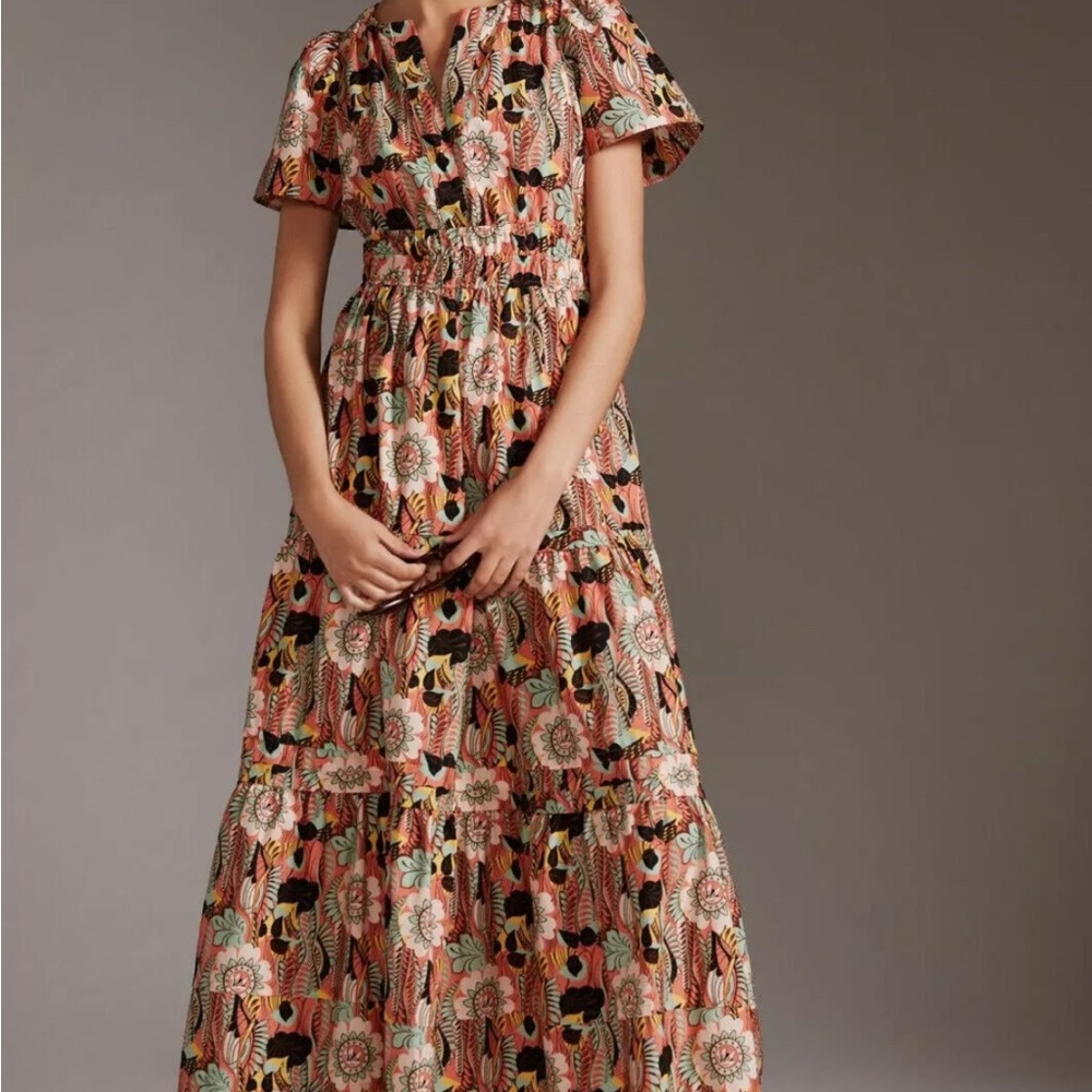 Anthropologie Maeve Maxi Dress NWT XS